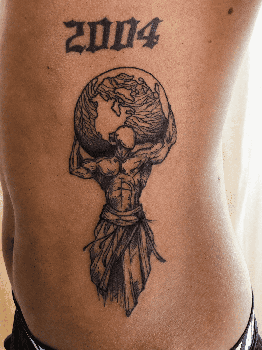 Tatuagem moderna black work